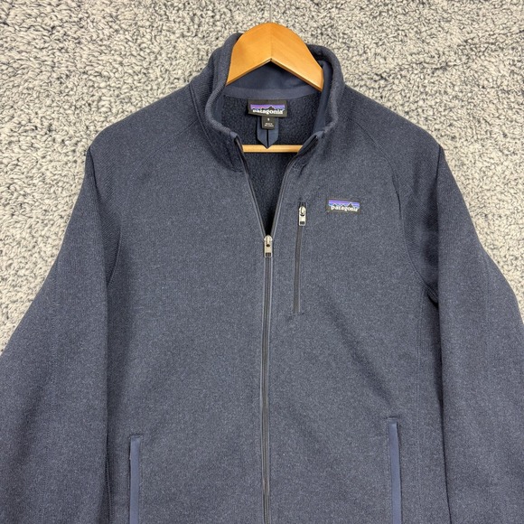Patagonia Better Sweater Jacket Mens Small Navy Blue Fleece Full Zip Adult S - Picture 3 of 12
